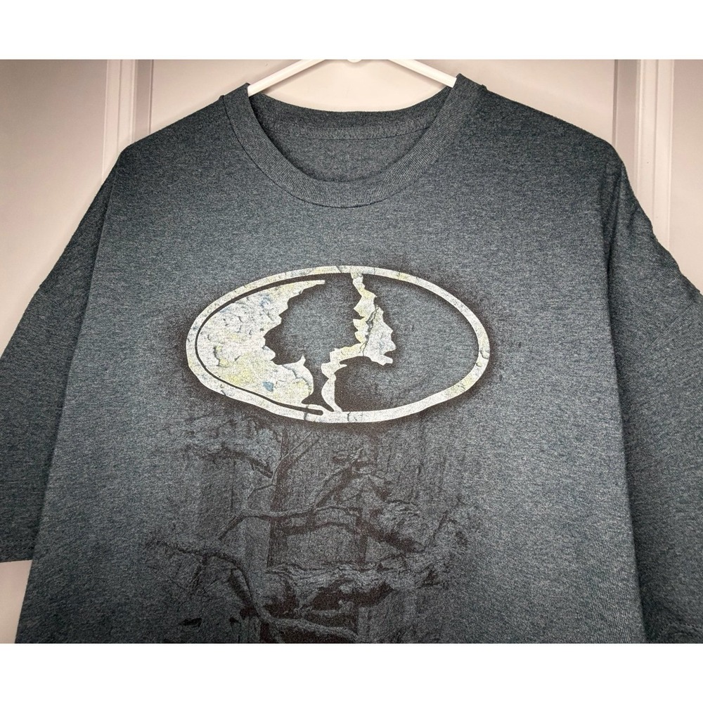 Vintage Y2k Mossy Oak Double Sided Graphic T-Shirt Sz Mens XL NWOT